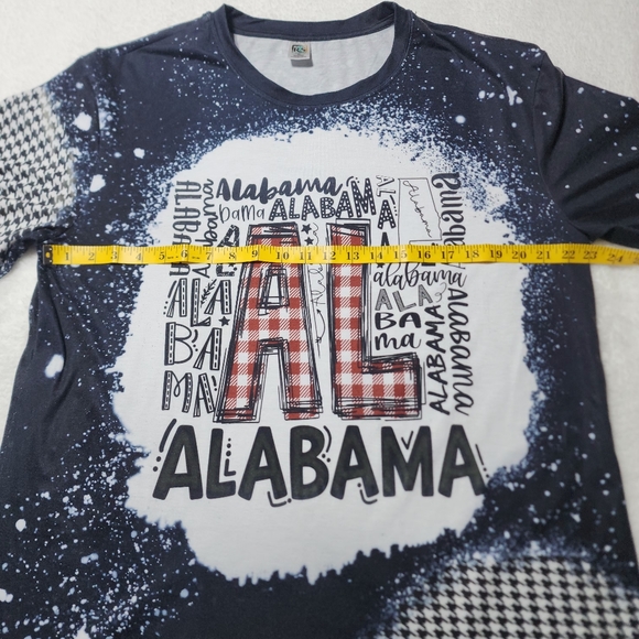 Alabama Bleached DIY Short Sleeve T-shirt Size XL - Picture 5 of 9